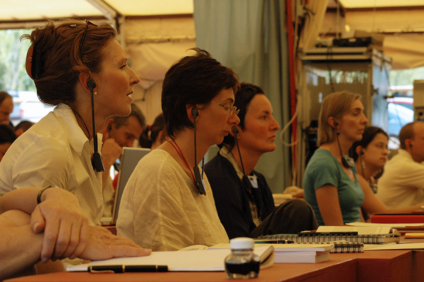 le cours d'été en 2003 à Dhagpo