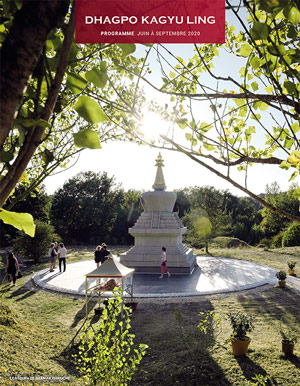 Couverture du programme de Dhagpo - été 2020