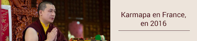 Karmapa en Frnace
