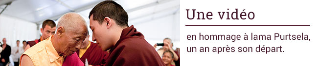 lama Pourtsé & Thayé Dorjé, 17e Gyalwa Karmapa