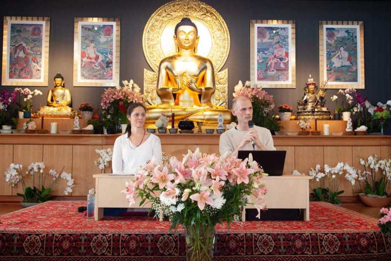 Retour en images sur la dernière retraite d’étude et méditation guidée par lama Jigmé Rinpoché, à Dhagpo Kagyu Ling