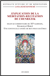 Livret Enseignement - L’explication de la méditation-récitation de Chenrezik