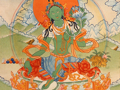 Retraite de Tara verte Retraite de Tara verte