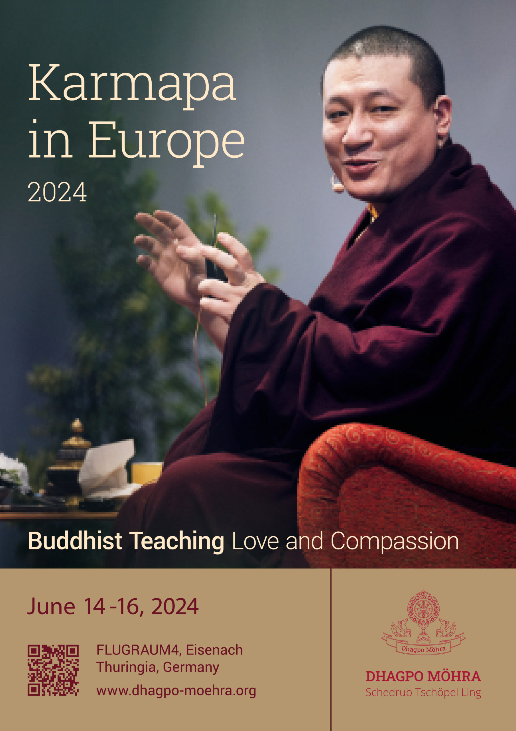 Karmapa in Dhagpo Möhra Karmapa in Dhagpo Möhra