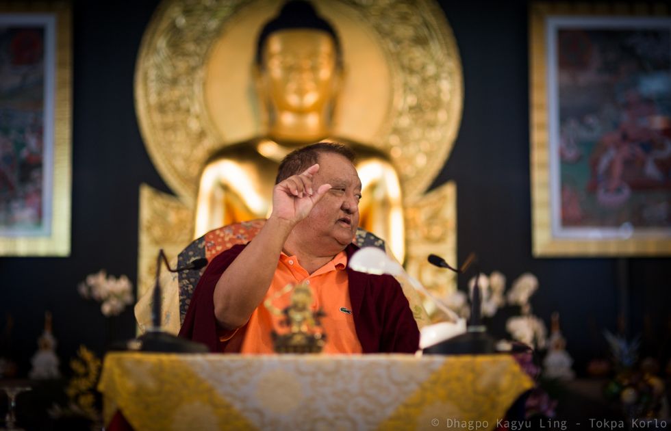 00_Dernier enseignement de Künzik Shamarpa à Dhagpo Kagyu Ling Chögyé Trichen Rinpoché