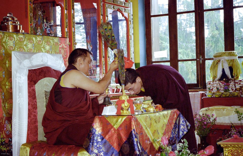 03_2000_sortie_retraite_KL_GK Dernier enseignement de Künzik Shamarpa à Dhagpo Kagyu Ling<br />