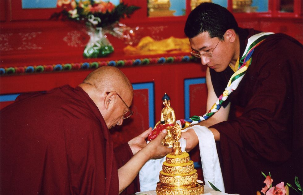 7_Khenchen _Trinley_Peljor Rinpoché Dernier enseignement de Künzik Shamarpa à Dhagpo Kagyu Ling<br />