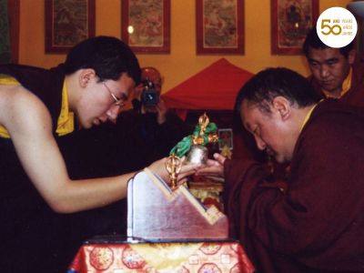 Künzik Shamarpa transmission Gyalwa Karmapa 50 ans