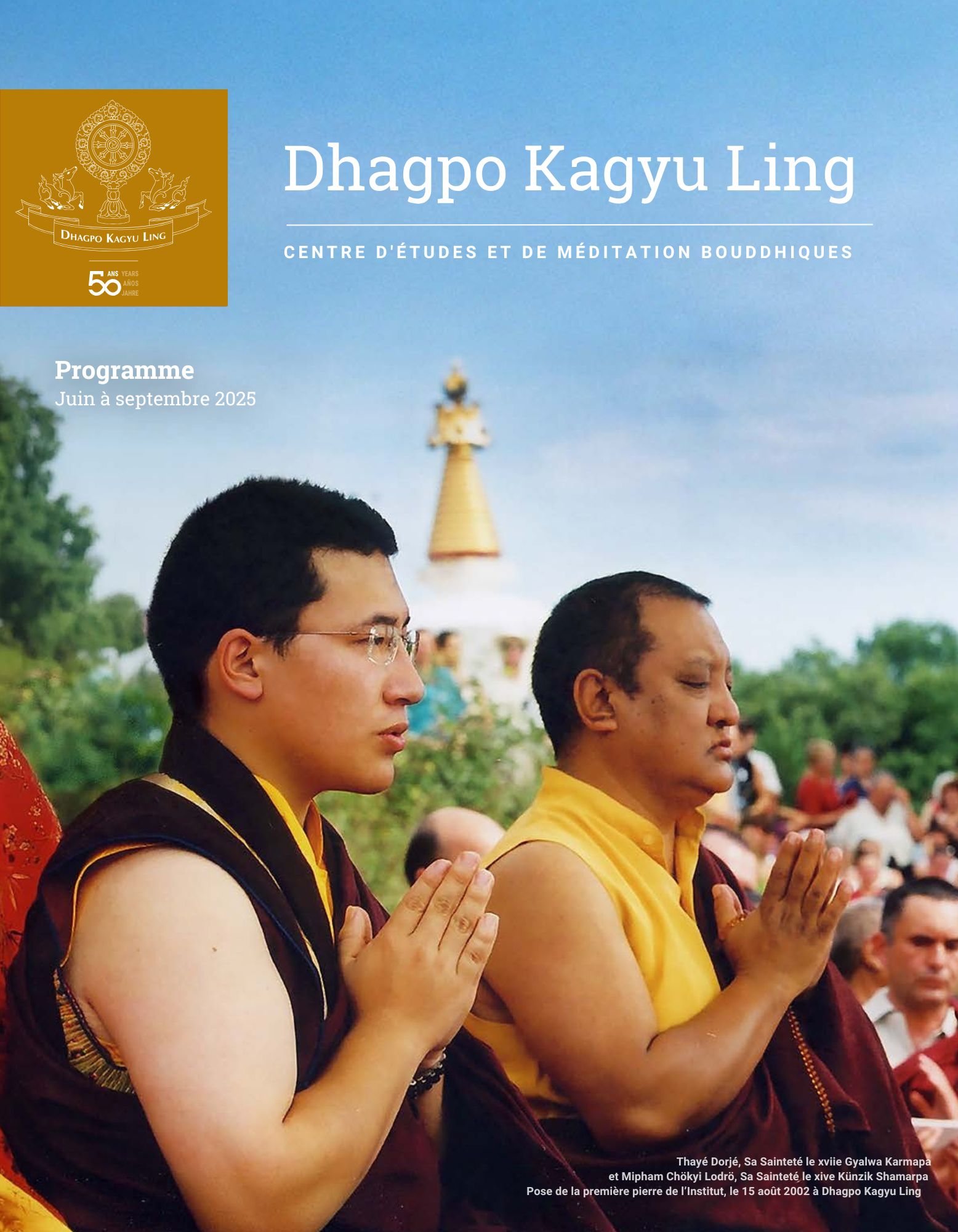 Programme_2025_VF Nouveau programme de Dhagpo - Octobre 2023 à mai 2024