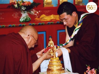 Transmission de Khenchen Trinley Paljor Rinpoché des six yogas de Naropa 50 ans