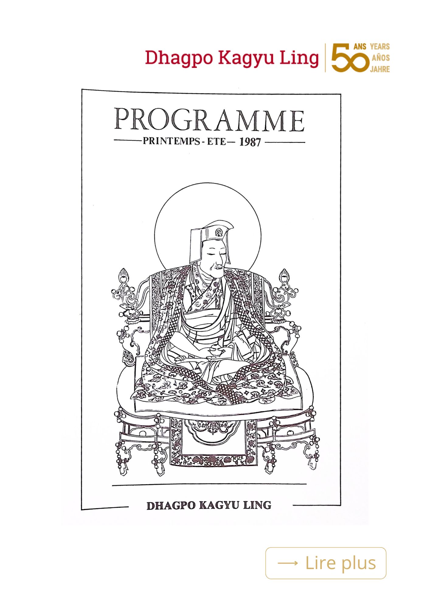 Programme d'été 1987