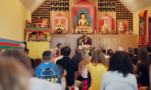 Karmapa se rend à Karma Kunga Padkar Ling